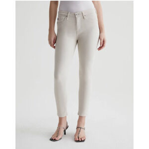 AG JEANS NWT Evereve Prima Crop Cigarette Leg Jeans Pant in Mineral Veil // 32